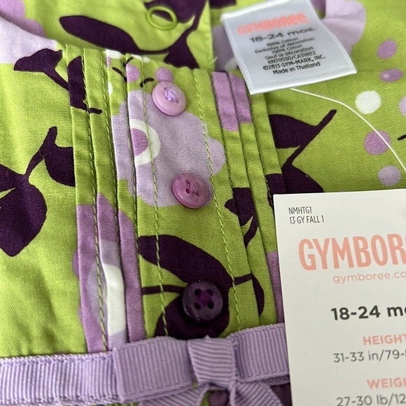 Gymboree Fall Floral Top Size 18 24 months NWT - Picture 8 of 8